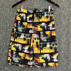 Multi colour tropical design